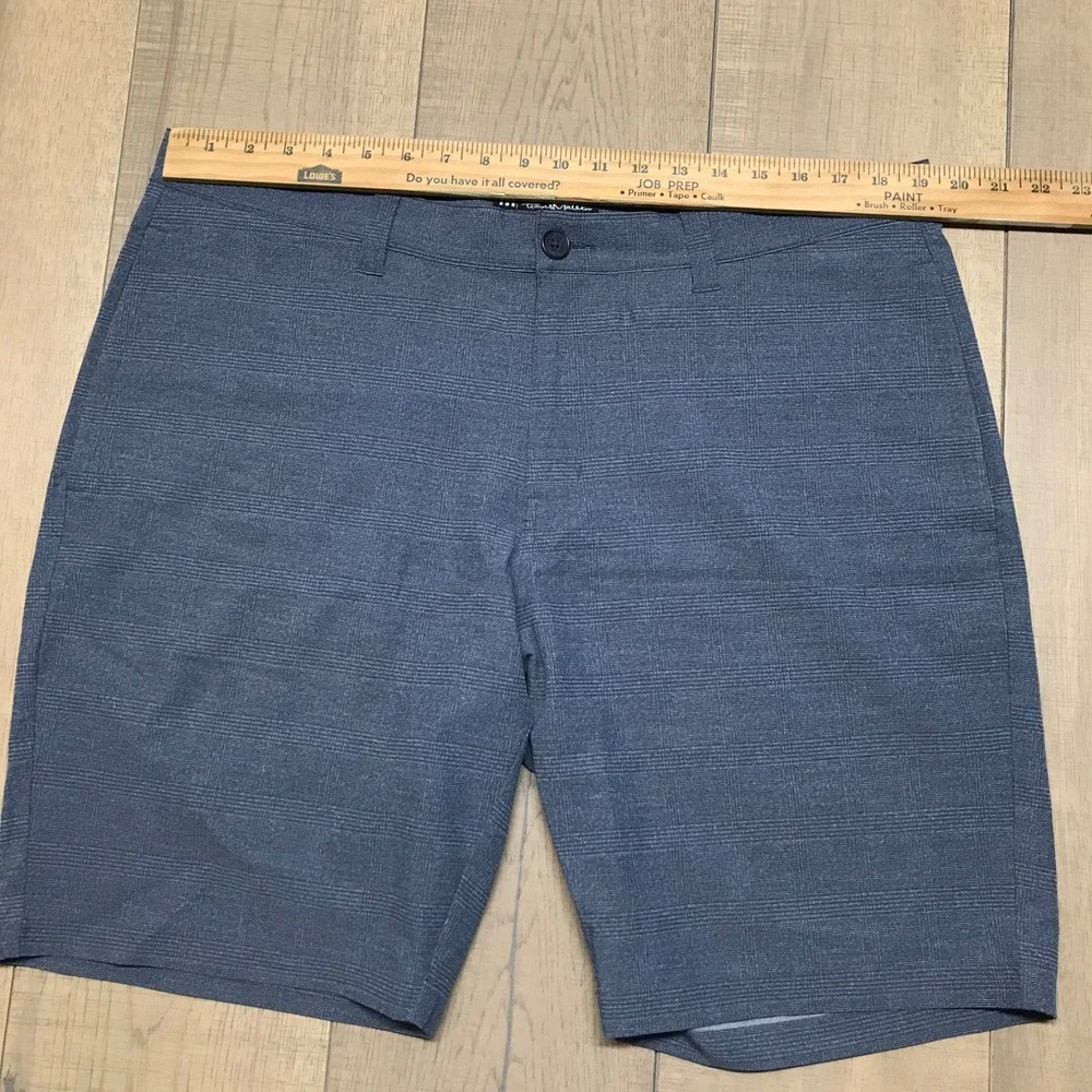 Travis Mathew Shorts Mens Size‎ 38 Blue Performance Golf Chino Preppy Stretch 9